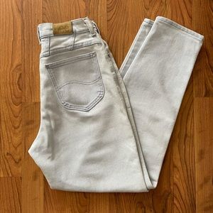 Vintage Lee High Waist Light Stonewashed Jeans